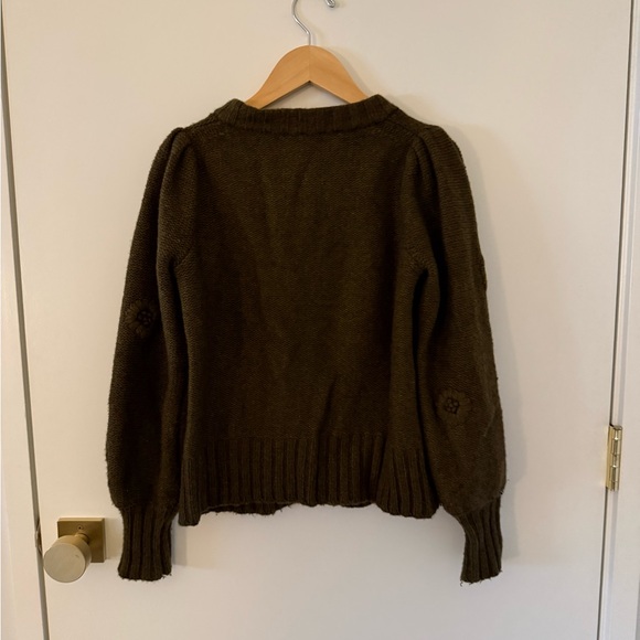 Madewell Green Knit Cardigan - Picture 3 of 8
